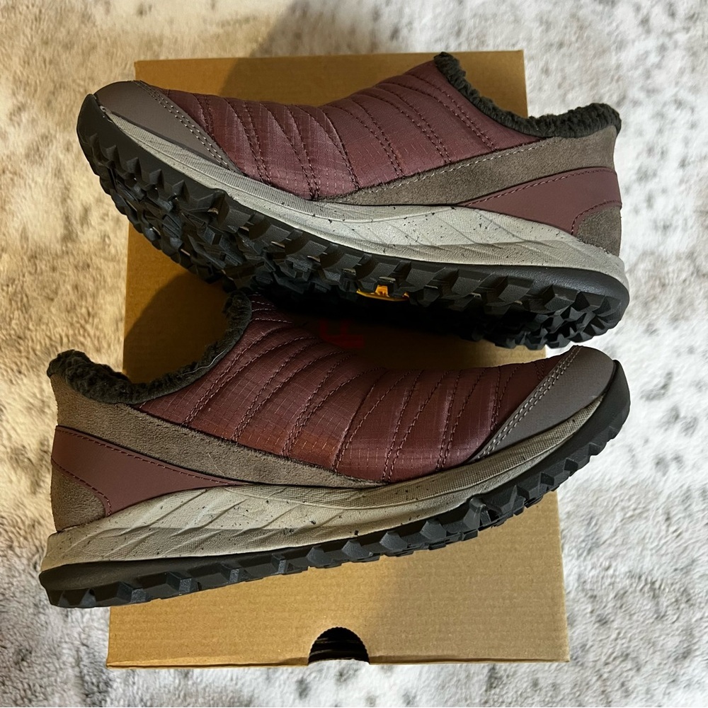 Merrell Women’s Antora Sneaker Moc Maroon Sz 5.5 / 35.5 - Picture 10 of 14